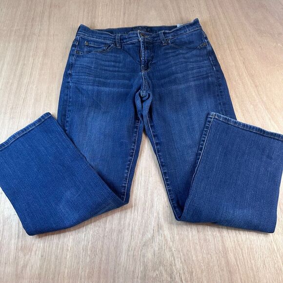 Lucky Brand Easy Rider Jeans Size 10/30 Bootcut Mid Rise Blue Denim - Picture 1 of 7